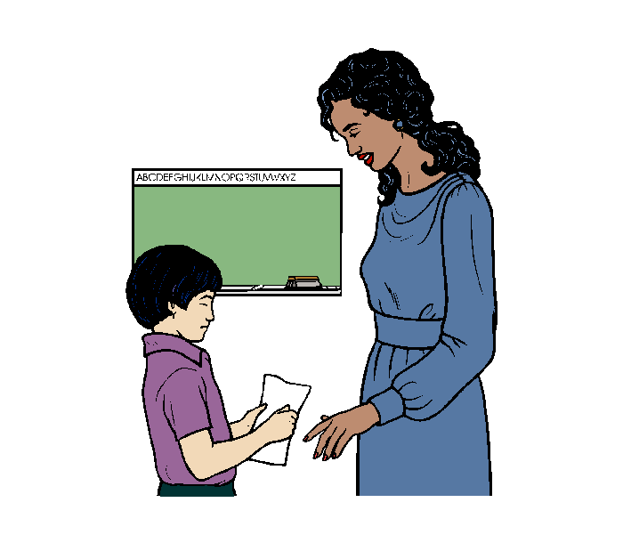 teacher and student clipart - photo #44